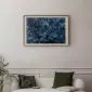 Plakat Abstrakcyjne ornamenty 60x40 cm z ramą złotą z marginesem | MIRAT.