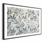 Plakat Motyw botaniczny 60x40 cm z ramą czarną z marginesem | MIRAT.