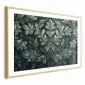 Plakat Wiktoriańskie liście 60x40 cm z ramą złotą z marginesem | MIRAT.