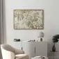 Plakat Vintage kwiaty 42x29,7 cm z ramą złotą bez marginesu | MIRAT.