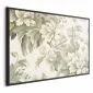 Plakat Vintage kwiaty 30x21 cm z ramą czarną bez marginesu | MIRAT.
