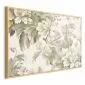 Plakat Vintage kwiaty 42x29,7 cm z ramą złotą bez marginesu | MIRAT.