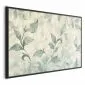 Plakat akwarelowe listki 60 x 40 cm z ramą czarną | MIRAT.  kolekcja f-H-10016-ao-a