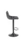 Hoker H-95 szary tapicerowany aksamitem z oparciem | MIRAT. w stylu GLAMOUR kolekcja