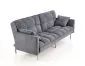 Sofa ROBERTO ciemno szara rozkładana z poduszkami | MIRAT. w stylu kolekcja