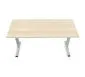 Biurko EASY SPACE C-LEG RC 140x60cm akacjowe do nauki I sklep meblowy MIRAT.