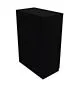 Komoda biurowa EASY SPACE CABINET 3D 80cm czarna zamykana I sklep meblowy MIRAT.