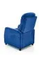 Fotel do salonu FELIPE 2 VELVET granatowy z funkcją relaks | MIRAT. styl LOFT
