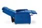 Fotel do salonu FELIPE 2 VELVET granatowy z funkcją relaks | MIRAT. styl LOFT