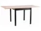 Stół rozkładany FLIP 80(160)x80 dąb artisan/czarny loftowy I sklep meblowy MIRAT. styl LOFT