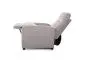 Szary fotel z funkcją pionizacji do małego salonu Otus II Brego | MIRAT