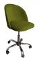 Fotel CLAUDINE BL VELVET oliwkowy tapicerowany aksamitem | MIRAT.