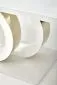 Stół rozkładany GALARDO 160(200)x90 biały/złoty glamour I sklep meblowy MIRAT. styl GLAMOUR