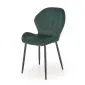 Krzesło tapicerowane K538 VELVET zielone glamour I sklep meblowy MIRAT. styl GLAMOUR, LOFT