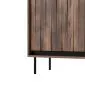 Komoda SWING KM-1 150cm orzech/czarna loftowa I sklep meblowy MIRAT. styl LOFT kolekcja SWING