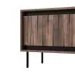 Szafka RTV SWING RTV-1 180 orzech/czarna stojąca I sklep meblowy MIRAT. styl LOFT kolekcja SWING