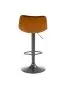 Hoker H-95 VELVET musztardowy obrotowy I sklep meblowy MIRAT. styl LOFT