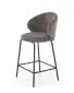 Hoker H-121 VELVET szary na metalowych nogach I sklep meblowy MIRAT. styl GLAMOUR, LOFT