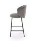 Hoker H-121 VELVET szary na metalowych nogach I sklep meblowy MIRAT. styl GLAMOUR, LOFT