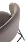 Hoker H-121 VELVET szary na metalowych nogach I sklep meblowy MIRAT. styl GLAMOUR, LOFT