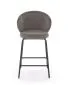 Hoker H-121 VELVET szary na metalowych nogach I sklep meblowy MIRAT. styl GLAMOUR, LOFT
