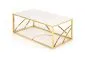 Ława UNIVERSE 3 120x60 biały marmur/złota w stylu glamour I sklep meblowy MIRAT. styl GLAMOUR
