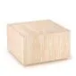 Stolik kawowy TRAVERTINO kwadratowy 60x60 trawertyn minimalistyczny I sklep meblowy MIRAT.