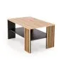 Ława FEMINA 110x65 dąb artisan/czarna - powystawowa I sklep meblowy MIRAT. styl LOFT, SKANDYNAWSKI