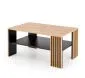 Ława FEMINA 110x65 dąb artisan/czarna - powystawowa I sklep meblowy MIRAT. styl LOFT, SKANDYNAWSKI