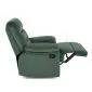 Fotel rozkładany DRAGER VELVET zielony do salonu I sklep meblowy MIRAT.