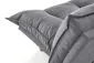 Sofa rozkładana z funkcją spania PILLOW szara na drewnianych nogach I sklep meblowy MIRAT.