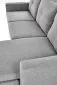Sofa GERSON szara z podnóżkiem 3-osobowa I sklep meblowy MIRAT.