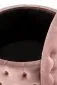Pufa NUNEZ VELVET różowa ze schowkiem pikowana I sklep meblowy MIRAT. styl GLAMOUR