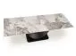 Stół rozkładany FERNANDO 160(240)x92 beżowy marmur/czarny designerski I sklep meblowy MIRAT. styl LOFT