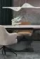 Stół rozkładany FERNANDO 160(240)x92 beżowy marmur/czarny designerski I sklep meblowy MIRAT. styl LOFT