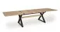 Stół rozkładany HENRY 180(300)x100 dąb naturalny/czarny 12-osobowy I sklep meblowy MIRAT. styl LOFT
