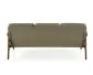 Sofa MILANO 3S oliwkowa/orzech trzyosobowa w stylu vintage I sklep meblowy MIRAT. styl SKANDYNAWSKI, VINTAGE
