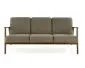 Sofa MILANO 3S oliwkowa/orzech trzyosobowa w stylu vintage I sklep meblowy MIRAT. styl SKANDYNAWSKI, VINTAGE