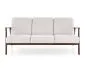 Sofa MILANO 3S jasna beżowa/orzech trzyosobowa do salonu I sklep meblowy MIRAT. styl SKANDYNAWSKI, VINTAGE