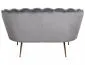 Sofa CAMELLIA 2 VELVET szara welurowa I sklep meblowy MIRAT. styl GLAMOUR