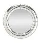 Lustro dekoracyjne MOON 80x80cm srebrne do salonu I sklep meblowy MIRAT. styl GLAMOUR