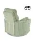 Wygodny fotel rozkładany elektrycznie PEGAS miętowy obracany z funkcją kołyski I sklep meblowy MIRAT.