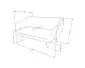 Sofa ELITE 2 VELVET szara I sklep meblowy MIRAT. styl GLAMOUR, VINTAGE