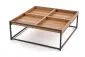 Ława FREGATA drewniana z blatem z 4 modułów w stylu loft | MIRAT. styl LOFT