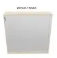 Szafka biurowa żaluzjowa EASY SPACE CABINET HRT 4-OH 160cm akacjowa zamykana I sklep meblowy MIRAT.