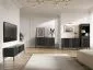 Komoda ISEO 2D 104 czarna mat dwudrzwiowa I sklep meblowy MIRAT. styl GLAMOUR, LOFT, RYFLOWANY kolekcja ISEO