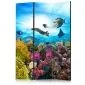 Parawan dwustronny Pejzaże 135x172 cm 3-częściowy wielokolorowy | MIRAT.