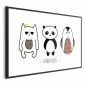 Plakat Przyjaciele 90x60 cm z ramą czarną z marginesem | MIRAT.