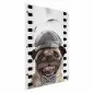 Plakat Mops w czapce 21x30 cm bez ramy bez marginesu | MIRAT.