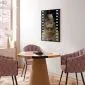 Plakat Małpa w kapeluszu 60x90 cm z ramą czarną bez marginesu | MIRAT.